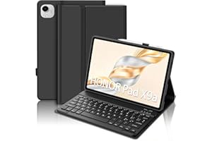 JADEMALL Custodia Tastiera per Honor Pad X9a 11.5 Pollici 2025, Italiana QWERTY Wireless Bluetooth Tastiera Magnetica Staccabile per Honor Pad X9a 11.5", Nero