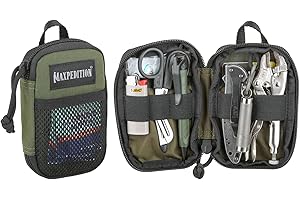MAXPEDITION Pico Pocket Organizer, Ultra Compact EDC Gear Pouch, Tactical Utility Pouch for Everyday Carry, Tools, Gadgets, Outdoor First-Aid Kit, Survival