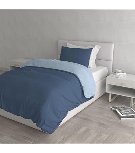 Copripiumino In Cotone 100% Made In Italy – Motivo Pois, Misura Matrimoniale (250x210 Cm), Con 2 Federe