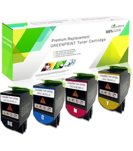 Bada 4 Toner Compatibles Pour Lexmark CX310n CX410e CX510de CX410de CX410dte CX510dew CX510dhe