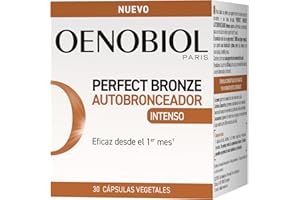 OENOBIOL - PERFECT BRONZE Autobronceador - Acelerador Bronceado Corporal y Facial con Protección Solar - Complemento alimenticio - 30 cápsulas 1 mes