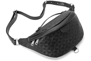 ANCK Sac banane pour homme et femme - Sac banane élégant pour voyage et utilisation quotidienne - Motif à carreaux