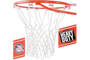 Ultra Sporting Goods Heavy Duty Basketball Net Replacement - All Weather Anti Whip, Fits Standard Indoor or Outdoor Rims - 12 Loops