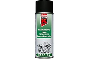 BELTON AutoK Special - Hitzefester Speziallack 650°C, 400 ml, schwarz -Hoch hitzebeständig bis 650°C, ideal für Motoren oder Grills