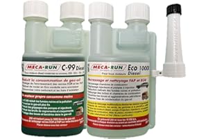 MECA-RUN Pack décrassage Mecarun ECO 10000 Diesel + C99 Diesel 250ml