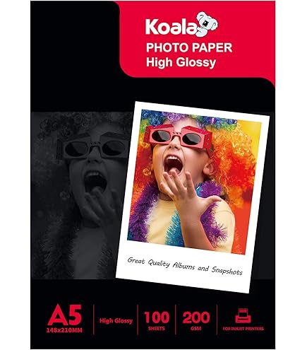 Carta Fotografica Lucida A4 200g - 120 Fogli Per Stampanti A Getto D'Inchiostro - Foto 2