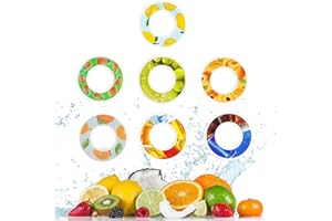 HDAKDDHG Air Up - 7 cialde aromatiche per bottiglia d'acqua, capsule per bottiglie d'acqua, anelli profumati per frutta, capsule profumate, portatili, 0 cialde profumate per sport all'aria aperta