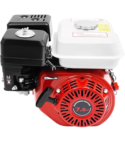 MEELRYD 7,5 PS Benzinmotor - 4 KW Standmotor Für Karts & Industriemaschinen