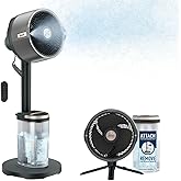 Shark FlexBreeze ProMist Taşınabilir Buharlı Fan &ndash; İ&ccedil; ve Dış Mekan Uyumlu, Siyah FA300EU