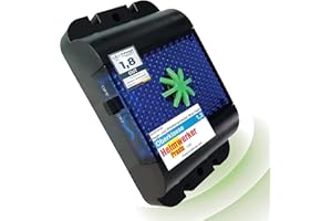 ISOTRONIC Repelente de roedores con pilas contra ratones, ratas, martas, lirones, mapaches y zorros. Repelente suave de animales salvajes con ondas ultrasónicas y luz LED azul (1)