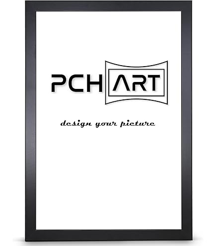 Close Up Cadre Pour Affiches 90 X 90 Cm Noir Décor Bois