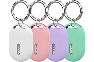 NEWZEROL 4 Stycken Silikonfodral Kompatibelt med Xiaomi Smart Tag