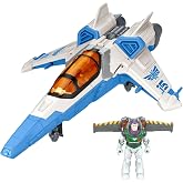 Disney Pixar Lightyear Explosion and Battle XL-15 Spaceship Buzz Action Figure with Missile Launchers and Accessories, Toy +4