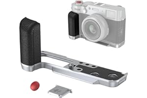 ‎SMALLRIG SMALLRIG X100VI Handgrip L-Shape Grip dla FUJIFILM X100VI & X100V Kamery, Wbudowana Płytka Szybkiego Uwalniania dla Arca, Lekki Silikonowy Side Handle, with Shutter Button and Hot Shoe Cover - 4555