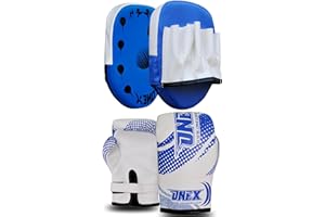 ONEX Toddler Boxing Set – Soft Boxing Gloves & Focus Pads for Ages 2-5 | Mini Training Kit for Boys & Girls | Safe, Non-Toxic Padding for MMA, Muay Thai & Kickboxing Practice