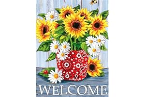 POENOEN DIY 5D Diamond Painting Kit per Casa Decorazioni Girasoli Completo Pittura Diamante Kit per Adulte Bambini Pietra Rotonda Diamond Art per Natale 30x40cm