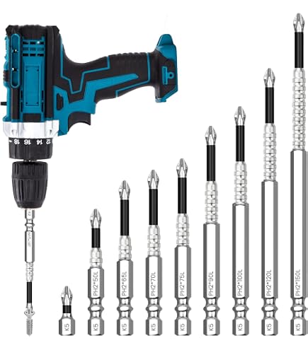 Magnetic Screwdriver Bits - D1 Anti-Slip And Shock-Proof Bits With