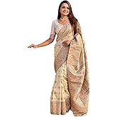 Elite Weaves Original Pashmina Kashmiri Silk Zari Woven Saree