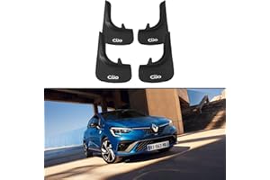 Axenture Car Mud Flaps Kit For Renault Clio/Front Rear Rubber Splash Guards Tire Mudflaps Protector Accessories Wheel Well Guards 4 PCS