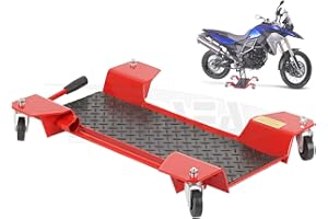 JOMAFA Plataforma para moto con ruedas, soporte central. Base para mover motos, 150KG