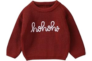 LSFYSZD Toddler Baby Girls Boys Halloween Pumpkin Sweaters Long Sleeve Crew Neck Winter Warm Knitwear Pullover Jumpers Top