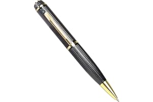 Technaxx Allemagne Stylo d'interview vidéo FullHD 8 Go Stylo à bille Enregistrement vidéo et audio Fonction Plug and Play USB Batterie rechargeable intégrée TX-112