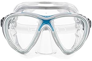Cressi Big Eyes Evolution Mask Silicone Crystal - Maschera Subacquea di Alta qualità Unisex Adulto