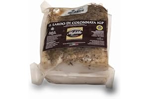 Mafalda Lardo di Colonnata IGP Special Reserve, die älteste Larderia in Colonnata seit 1930, natürlich und handwerklich, ohne chemische Konservierungsstoffe, 6 Monate gereift (500 gr)
