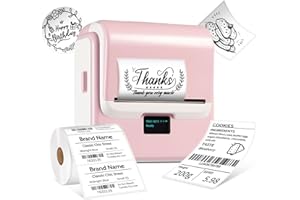 ORGSTA T003 Label Maker Thermal Machine 20mm - 75mm Printer Bluetooth and USB Portable Mini Handheld Shipping label Maker with Tape