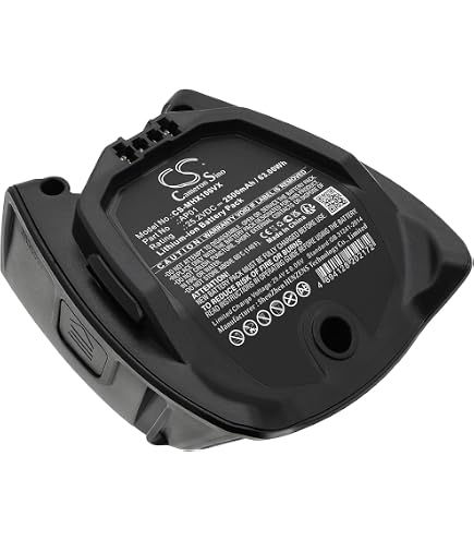 Batteria TECHTEK 5200mAh Per Ecovacs BAIZE, GOAT G1, GX, O1200 RTK E MPB – Sostituisce 201-2201-0903, 18.5V Li-ion