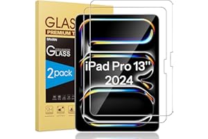 SPARIN Screen Protector for iPad Pro 13 inch M4/M5(2025/2024), 2 Pack Tempered Glass Film for iPad Pro 13 Screen Protector, Scratch Resistant