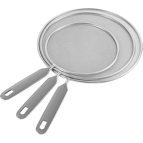 Fostoy Spritzschutz Edelstahl, 3er-Set