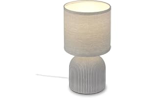 BRILONER - Bord med lampskärm, kabelbrytare, keramisk bas, lampa, sänglampa, bord, dekorativ lampa, halllampa, kontor, lä, vardagsrum