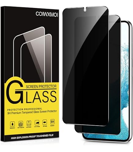 Vetro Temperato per Samsung Galaxy S23 Ultra, [2 pezzi] Privacy Pellicola Protettiva Anti Spy Salvaschermo 3D Protezione Schermo Copertura Completa Compatibile con Samsung S23 Ultra