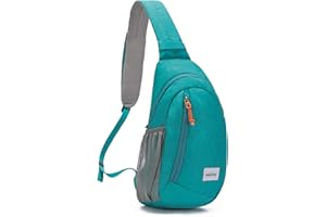 HALOVIE Sac Bandoulière Sacoche Homme Antivol Sac de Poitrine Petite Léger Bandouliere Sacs à Dos Porté Travers pour Voyage Randonnée Sport