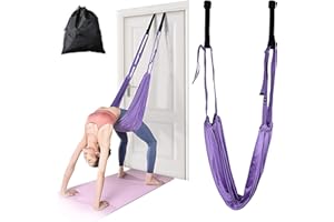 KIMDARO Waist Back Leg Stretch Strap/Yoga Fitness Band, Leg Stretching Assist Trainer, Yoga Stretcher, Back Bend Split Inversion Strap for Fitness, Dance, Ballet, Gymnastics