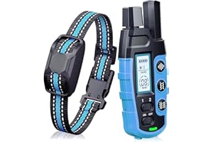 TYVIFKE Collar de Adiestramiento para Perros, Alcance de 2600m, Cumple con la Ley de Bienestar Animal 2024, 3 Modos: Sonido/Vibración/Boost Vibración, para Perros de Todos los Tamaños | Manual en español