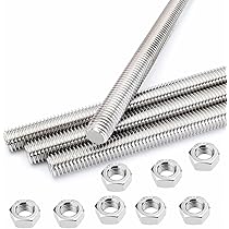 5 Dadi Accoppiatori M6 In Acciaio Inox 304 | Lunghezza 25mm | Per Staffe E Supporti | Filettatura Femmina - Foto 1