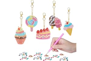 YASHUO Prezenty dla dziewczynek w wieku 7-12 lat, zestaw do malowania diamentowego dla dzieci i chłopców, naklejki DiIY, zabawka dla dzieci w wieku 6-9 lat, zestaw do malowania i majsterkowania, dla 10-11-12 lat dziewczynek