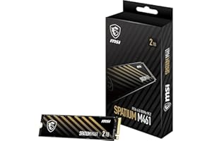 ‎MSI MSI SPATIUM M461 PCIe 4.0 NVMe M.2 2TB