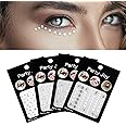 SWIUKPHE 4 Sheets Festival Face Gems Stick On, Self-Adhesive Jewels Stickers Diamonds Rhinestones for Makeup, Nail Gems Pearl Stickers for Eye Belly Arm Body Nail Decoration Party