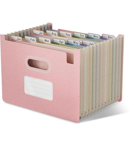 Agoer 13-Pocket Accordion File Organizer – A4/Letter Size, Wheat Straw Eco-Friendly Expanding Folder For Home & Office - View #7
