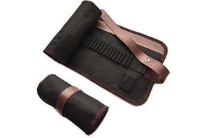 DOITEM Leinwand Pencil Wrap, 72 Löcher Verpackungshalter Bleistift Wrap Kasten Bleistifthalter für Künstler, Schule und Büro