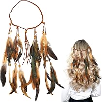 Boland Indianer-Stirnband Mit Federn – Karnevalskostüm Accessoire Für Mottoparty