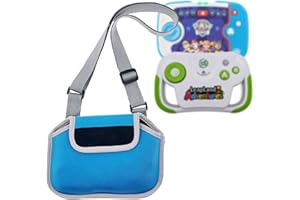 LEOTUBE Leo Tube Sac pour manette sans fil compatible avec Leapfrog LeapLand Adventures avec sangle réglable, étui de rangement pour clé de jeu HDMI, câble d'alimentation USB (sac uniquement)