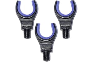 LIDSTERS FISHING SUPPLIES Lidsters Carp Fishing Blue U Rest Butt Pod Rod Rests Foam Grip Light Weight