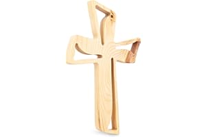 sagl.tirol Croce in legno di pino cembro (naturale con rami)