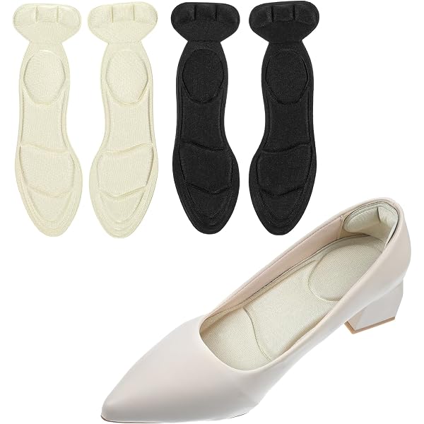 2 Paires Semelles 3/4 Pour Talons Hauts - Gel Transparent Confort - Anti-Glisse Chaussures Femmes