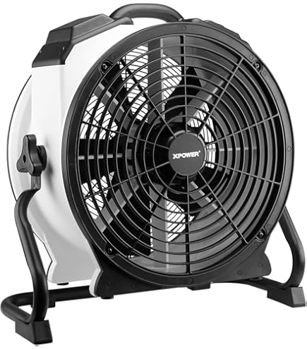 Bauventilator 255 W AC Motor Baugebläse 2830 U/min Baulüfter