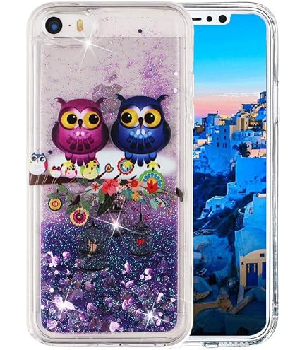 Coque + Verre Trempé Pour IPhone 5/5S/SE 2016 – Protection Transparente Avec Impression | Kit 2 En 1 Anti-Choc Et Anti-Rayures
